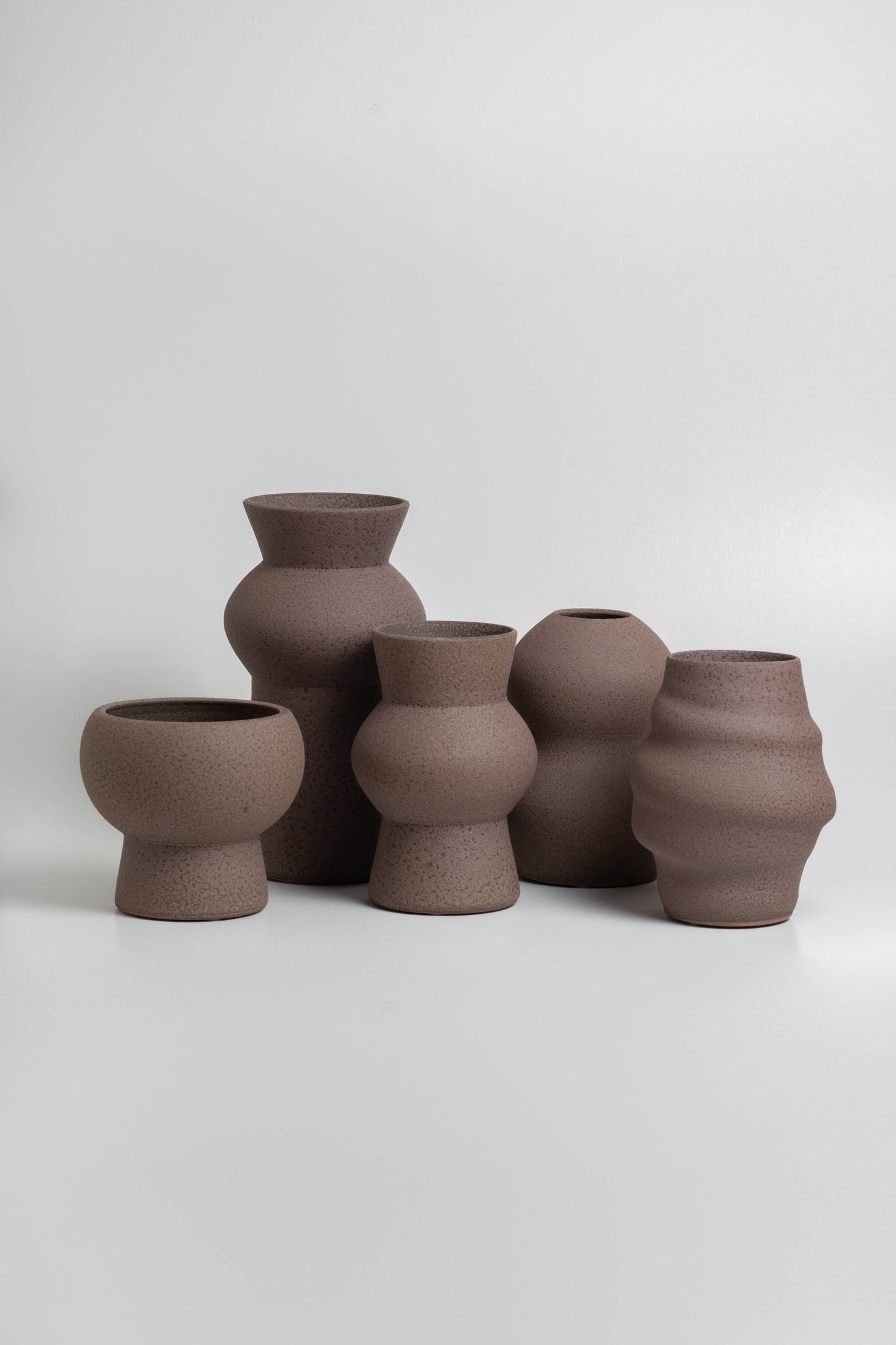 decorative vases, minimalist design inspired by the beauty of volcanic textures. It's durable, sustainable and handmade in Portugal.