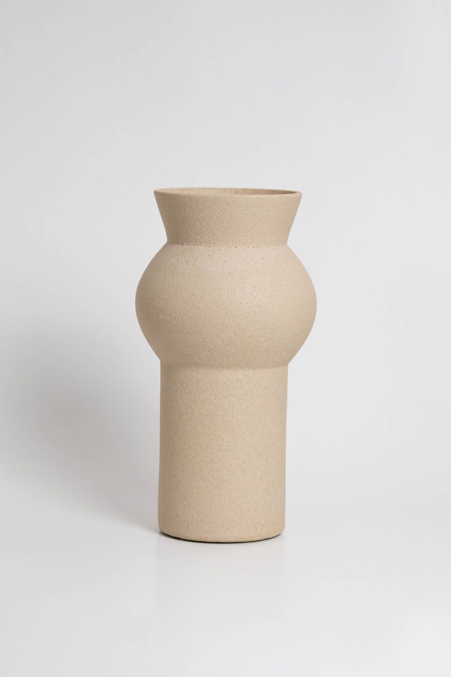 Noachis Glazed Vase - Cream