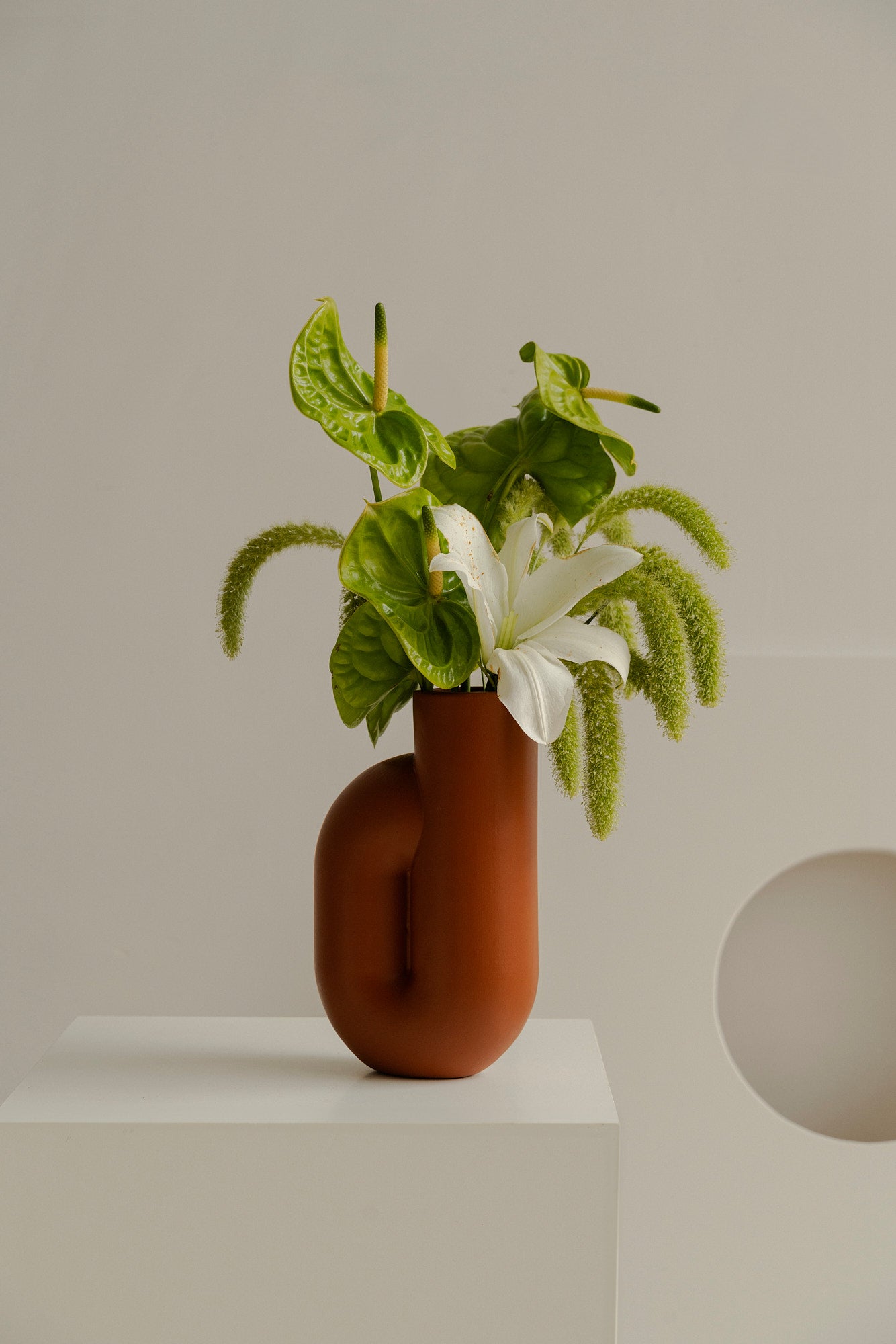 Nono Decorative Vase - Terracotta