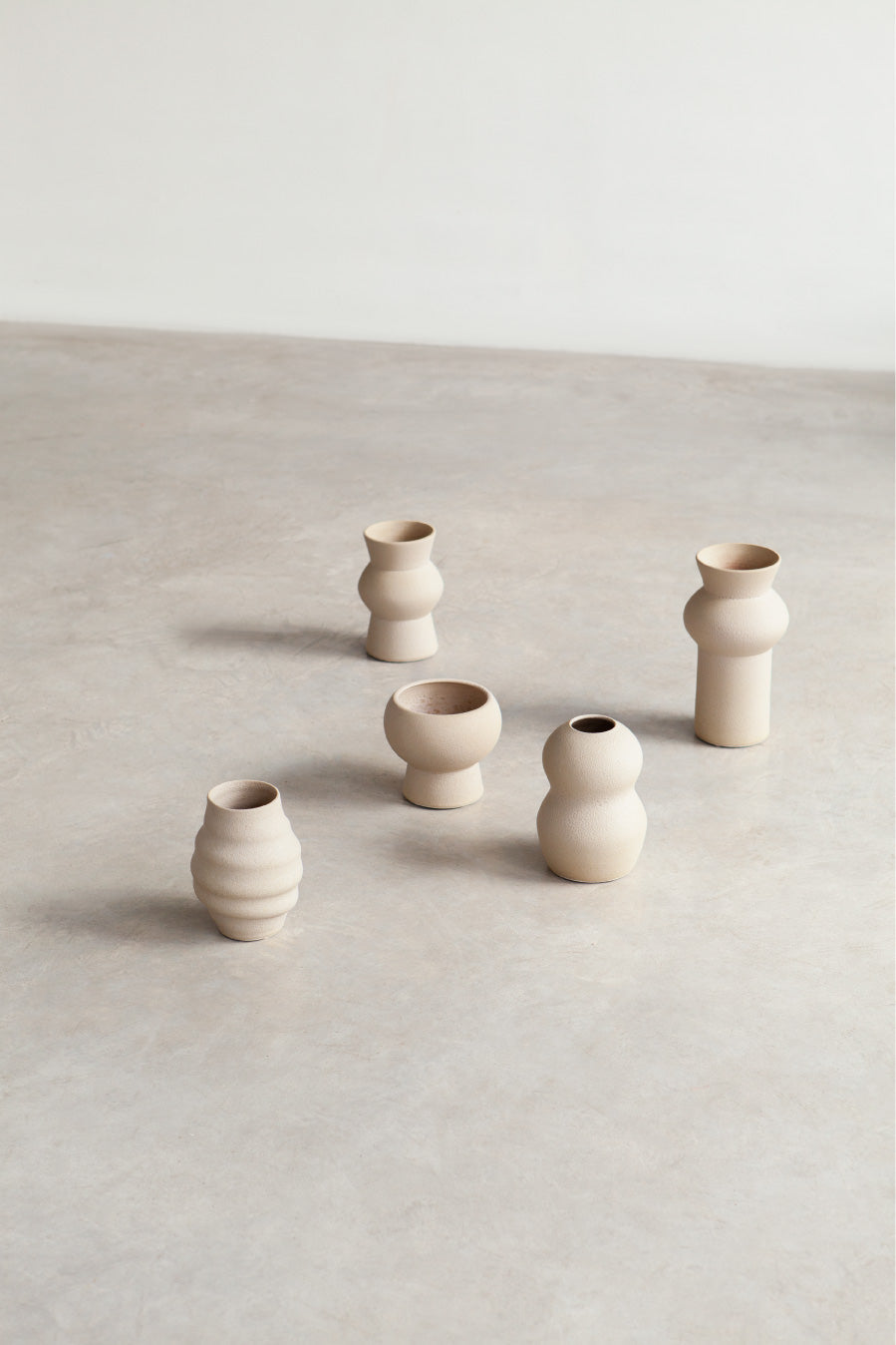 Noachis Glazed Vase - Cream