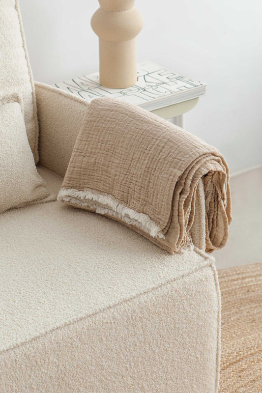 Muslin Blanket - Beige